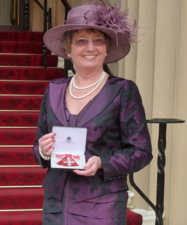 Edna Bessell receives MBE